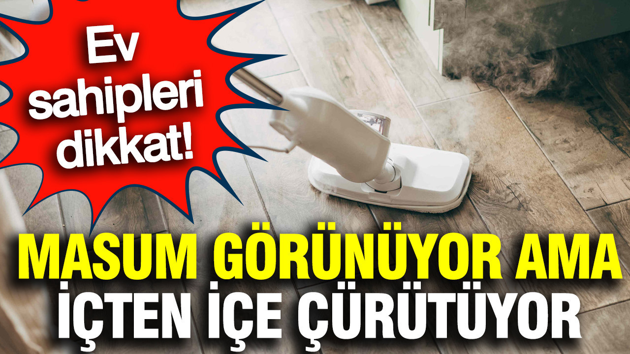 Ev sahipleri dikkat: Buharlı mop sandığınız kadar zararsız değil: Parkeleri sessizce mahvediyor