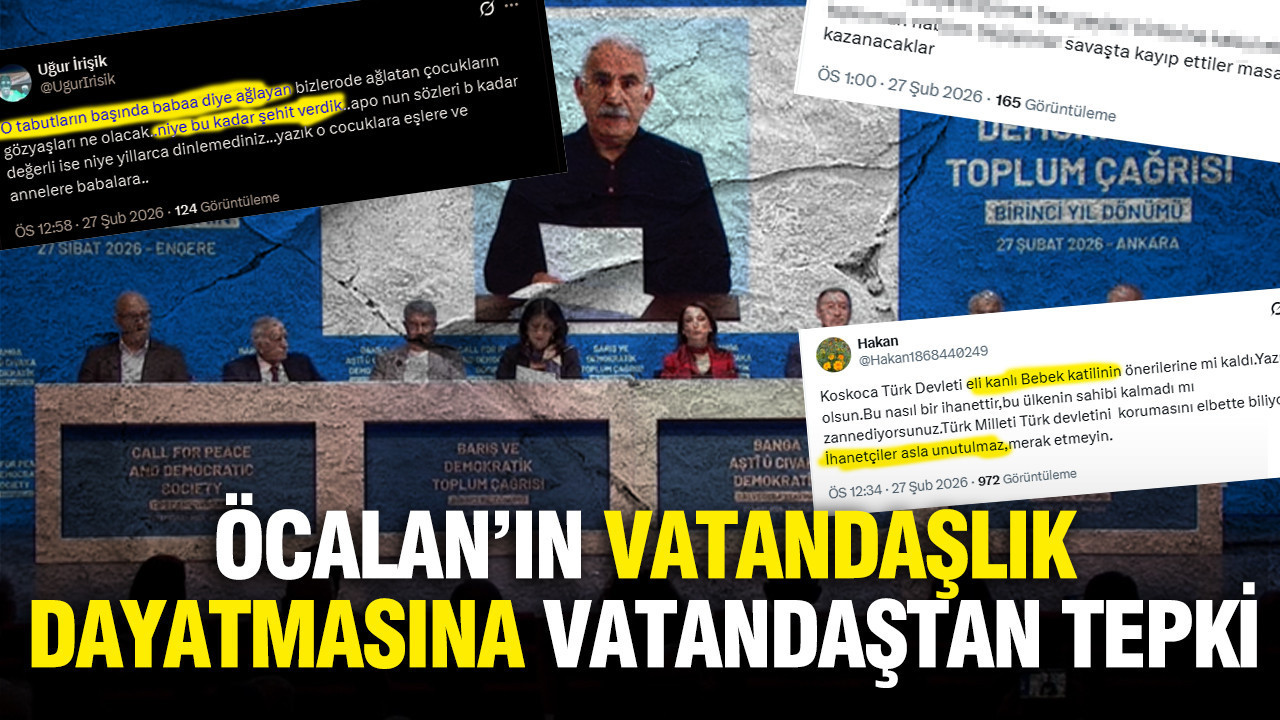 Öcalan'ın 'vatandaşlık' dayatmasına vatandaş ne diyor?