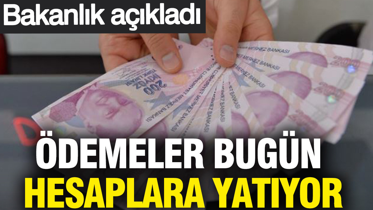 Ödemeler bugün hesaplara yatıyor: Tarım ve Orman Bakanlığı duyurdu