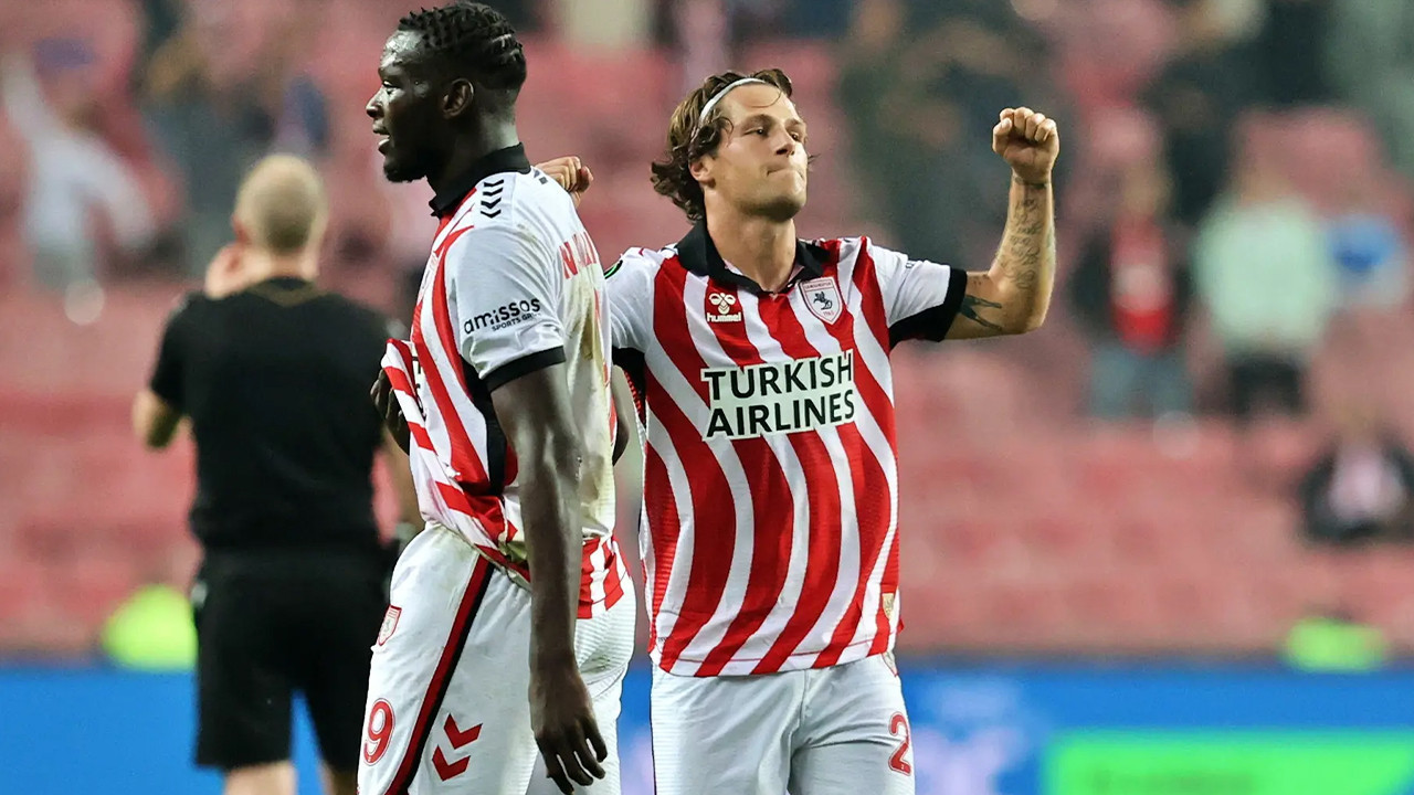 Samsunspor Konferans Ligi'nde gol ve asist krallığına ambargo koydu