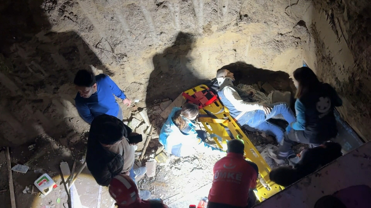 Tuvalet için inşaata girdi, az kalsın canından oluyordu