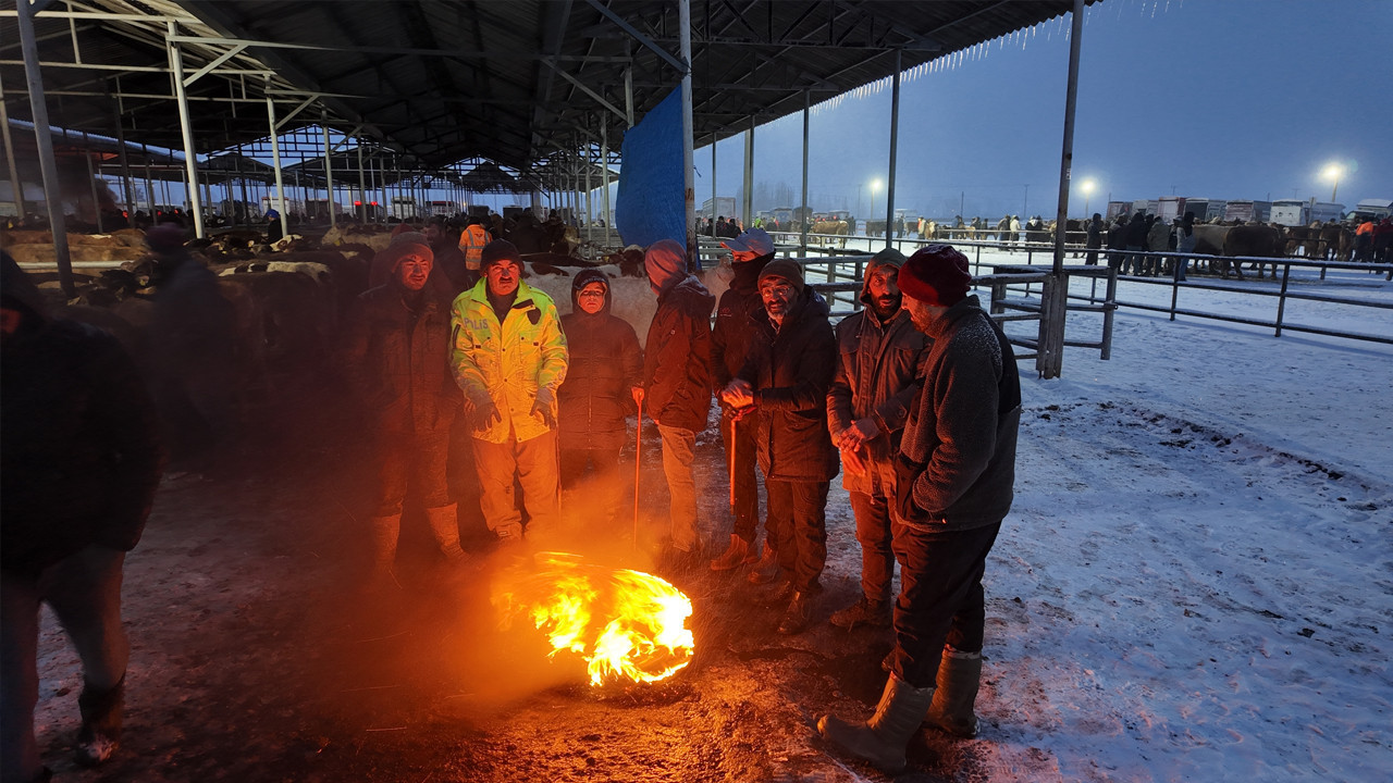 Dondurucu soğuk ticareti vurdu: Şarkışla’da ateş başında bekleyiş