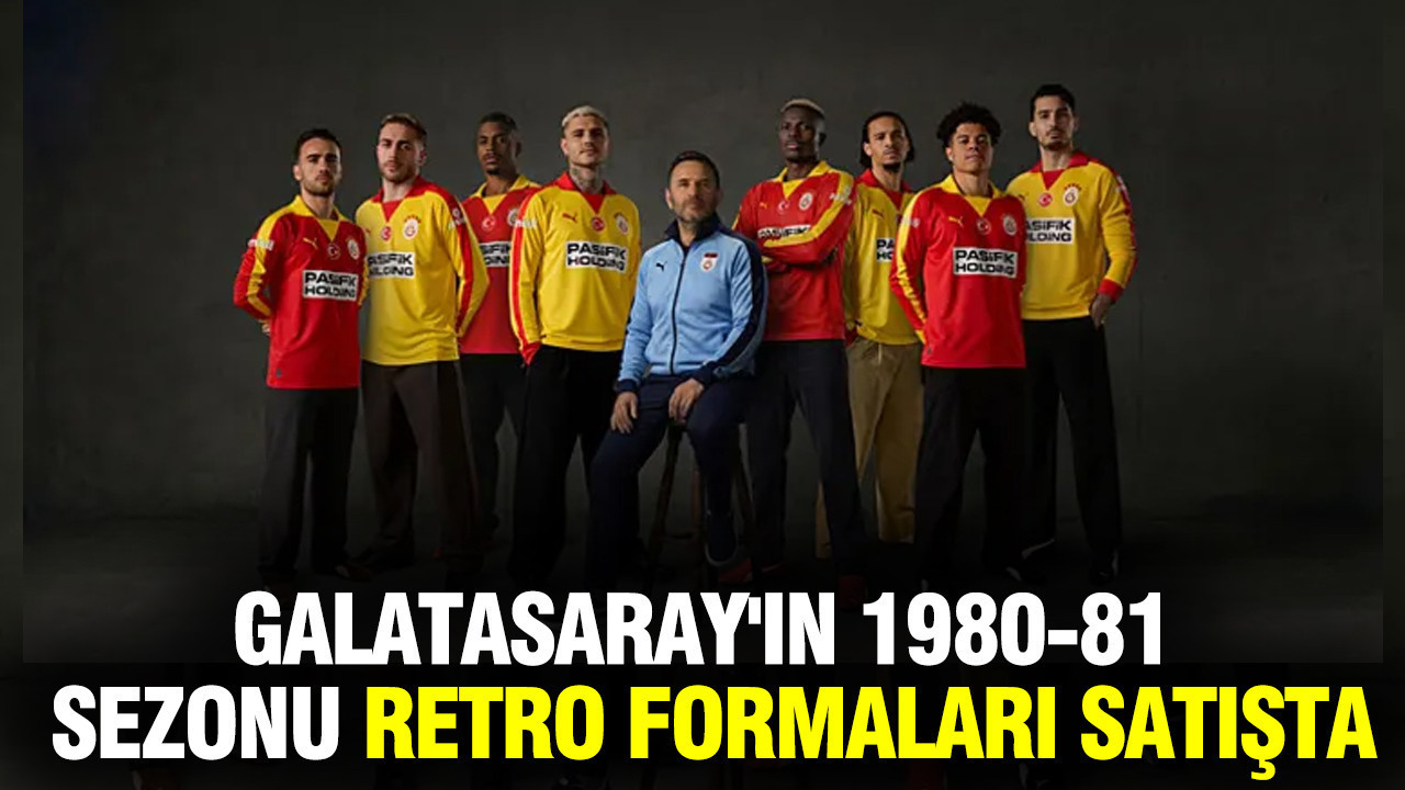 Galatasaray’dan 1980-1981 ilhamlı özel forma serisi