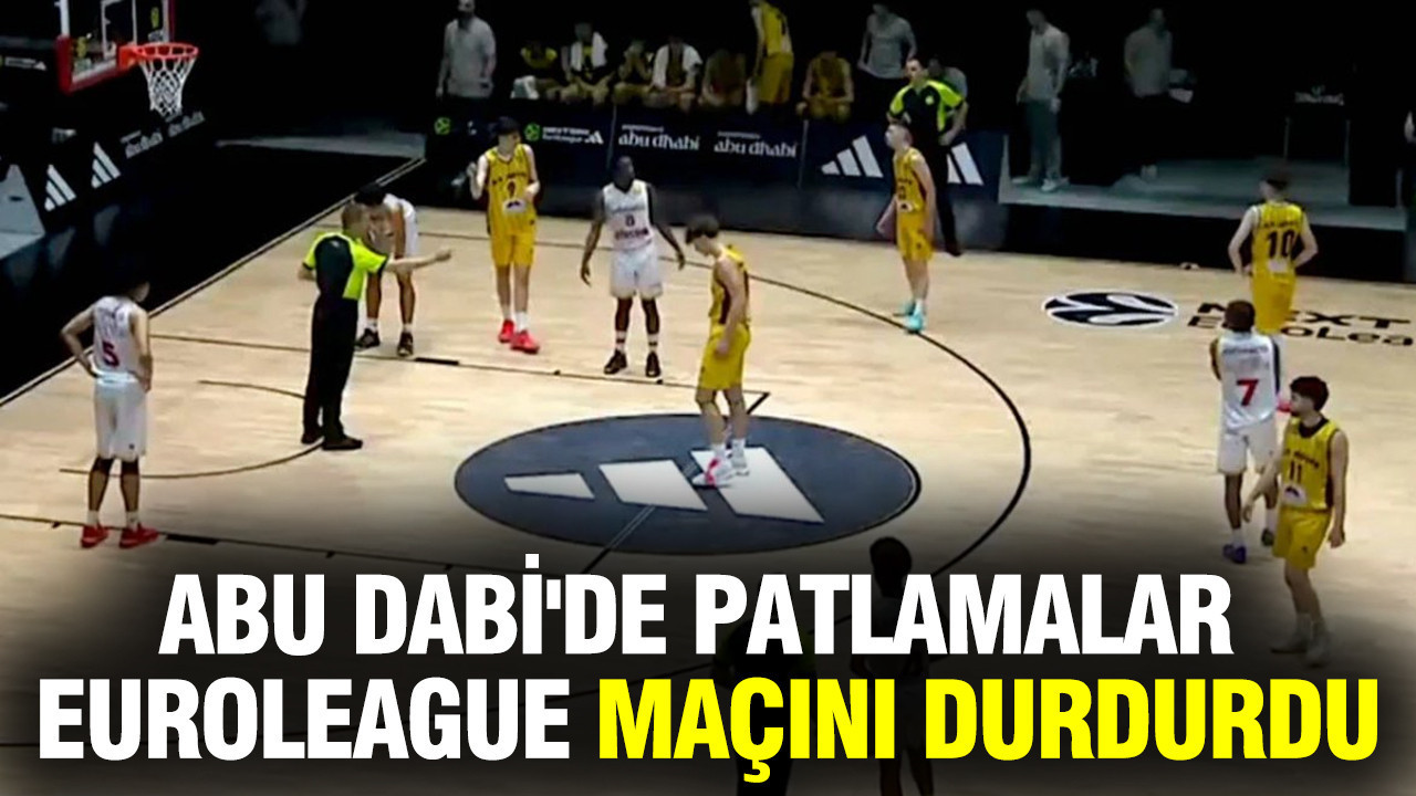 İran, ABD üssünü vurdu: EuroLeague maçı yarıda kaldı...