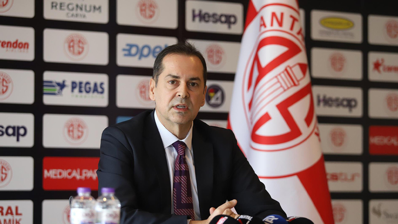 Antalyaspor Başkanı Rıza Perçin: 'Beraberliğe üzülen taraf biziz'