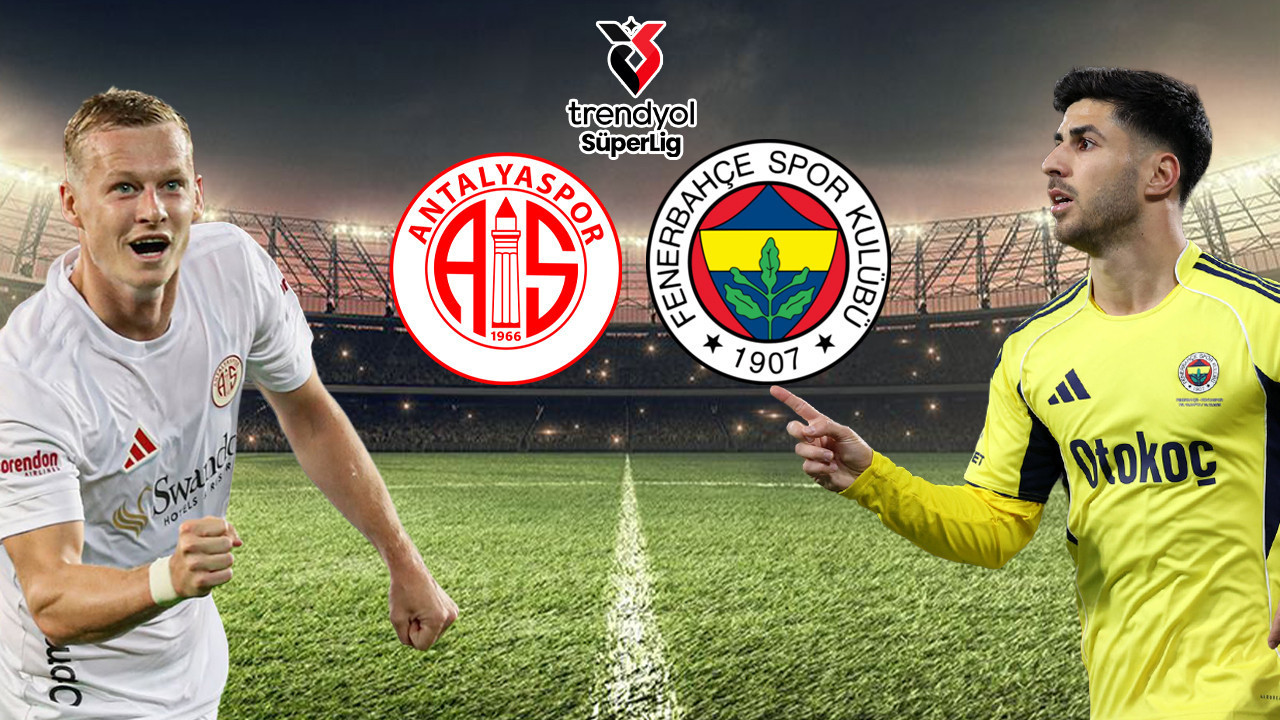 Antalyaspor-Fenerbahçe maçının ilk 11’leri belli oldu