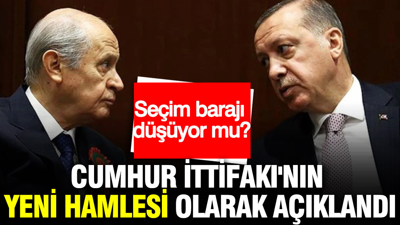 Seçim barajı düşüyor mu? Mahmut Aydın Cumhur İttifakı'nın yeni hamlesini açıkladı