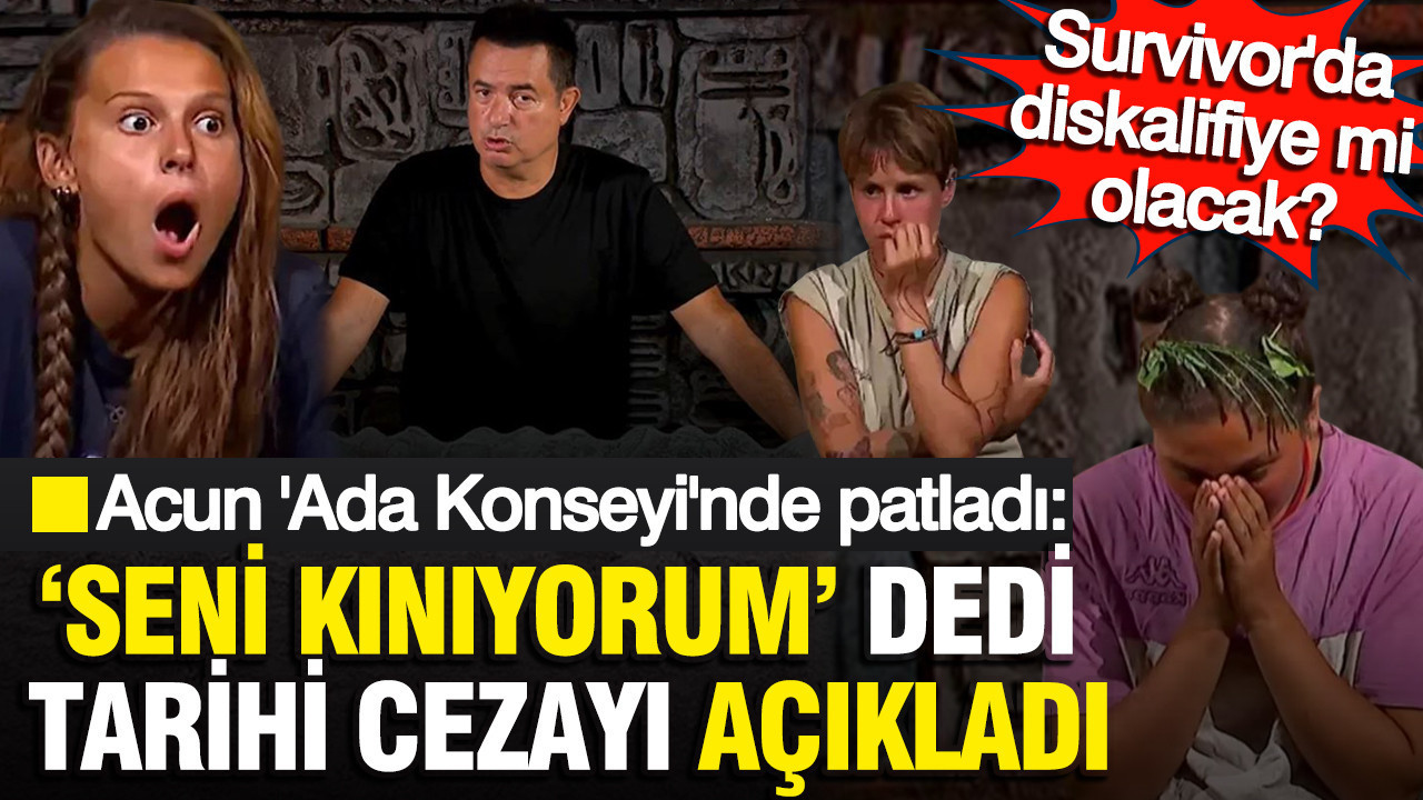 Survivor 2026'da ağır beddua krizi: Acun Ilıcalı Osman Can'ı konseyde yerle bir etti: Seni kınıyorum, 10 ödül cezası geldi