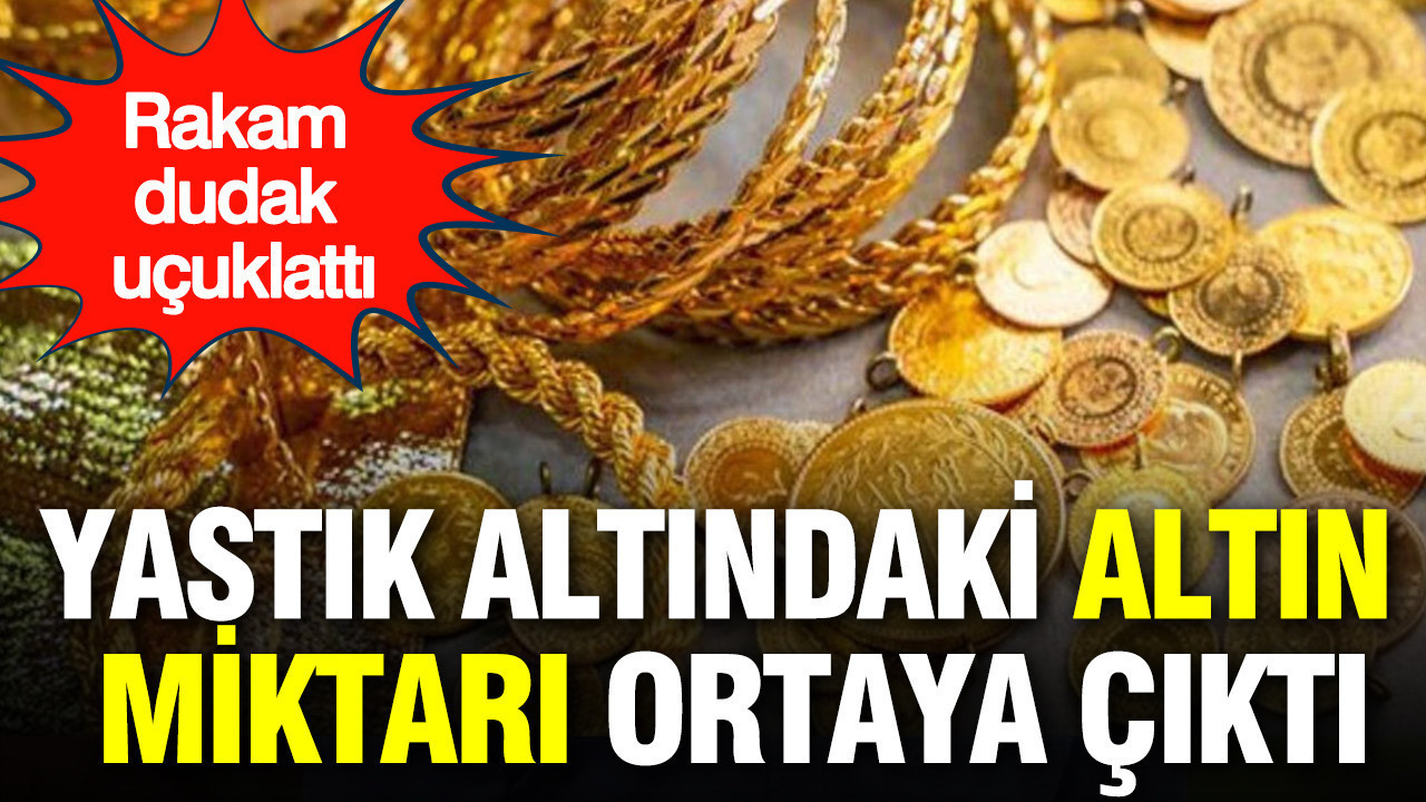 Yastık altındaki altın miktarı ortaya çıktı: Taha Akyol'dan dikkat çeken yorum