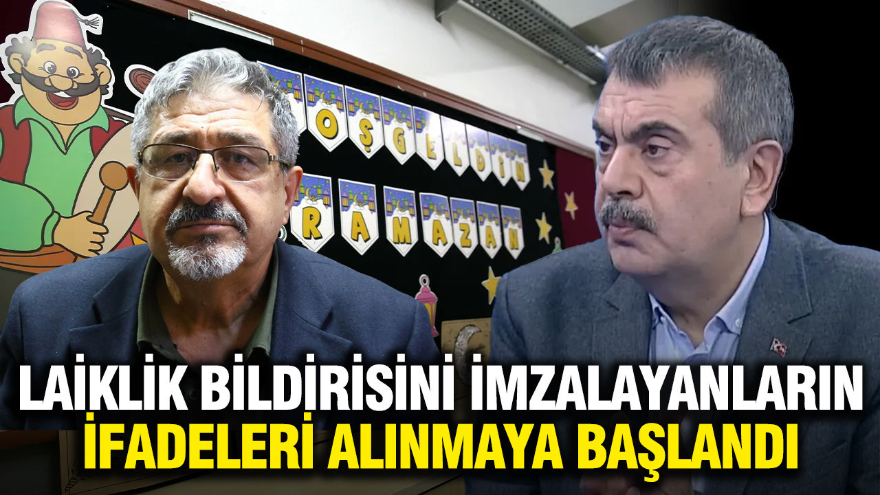 Aziz Konukman ve Mustafa Altıntaş 'Laiklik bildirisi' kapsamında ifadeye çağrıldı