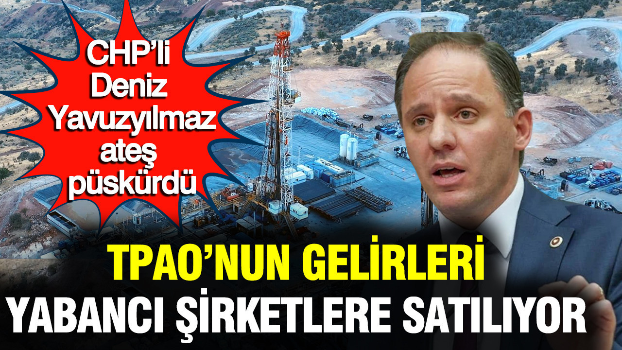 CHP'li Deniz Yavuzyılmaz ateş püskürdü: TPAO'nun gelirleri yabancı şirketlere satılıyor