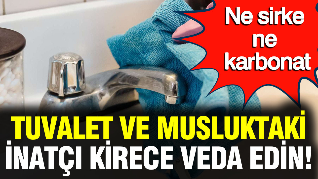 Musluk kirecini 2 dakikada yok eden mucize karışım