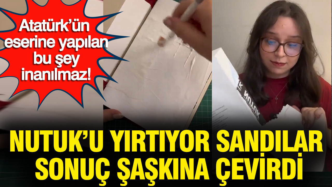 Nutuk’u yırtıyor sandılar, sonuç şaşkına çevirdi