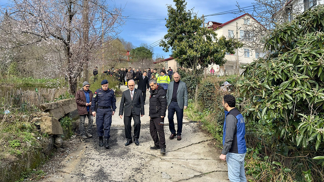 Ordu’da heyelan: 3 ev boşaltıldı