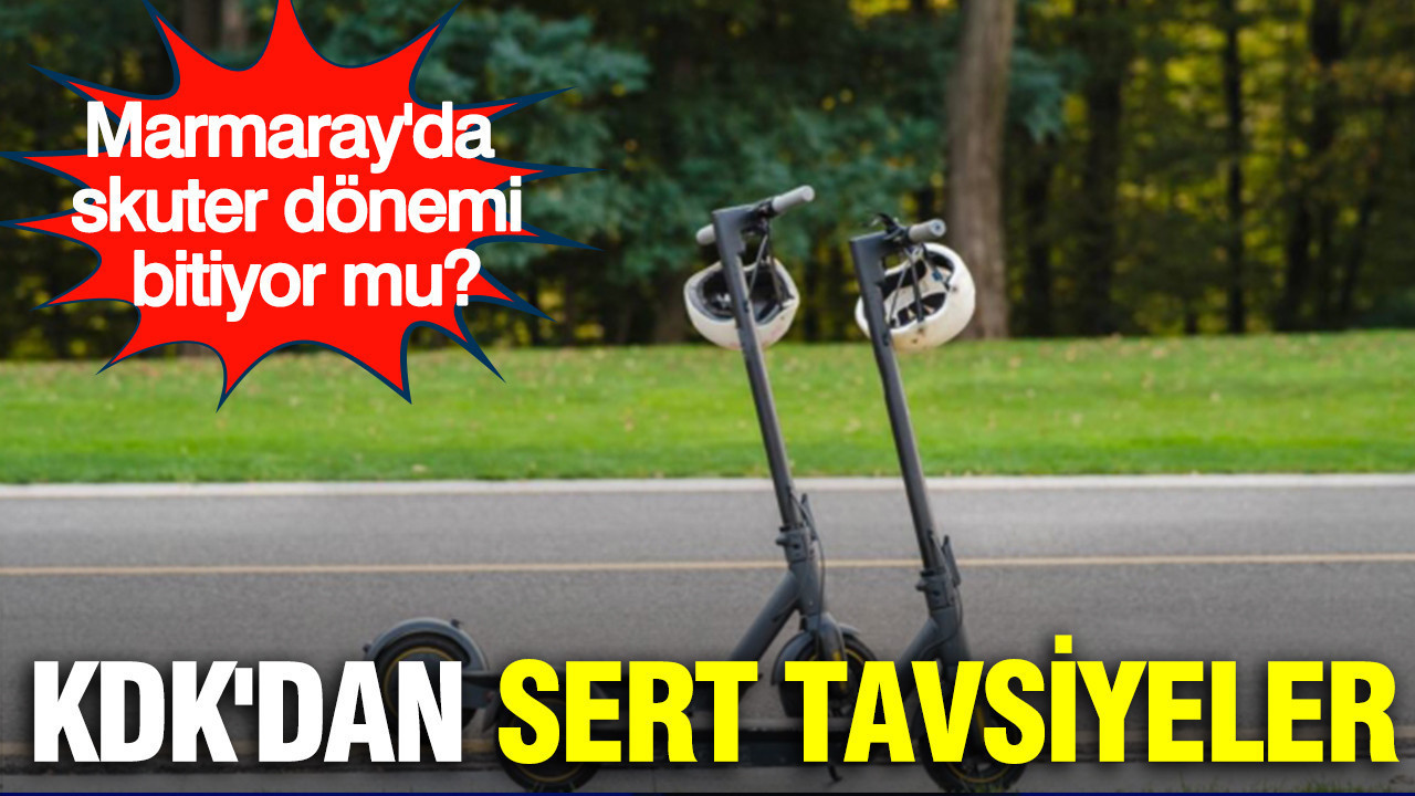 Marmaray'da skuter dönemi bitiyor mu? KDK'dan sert tavsiyeler