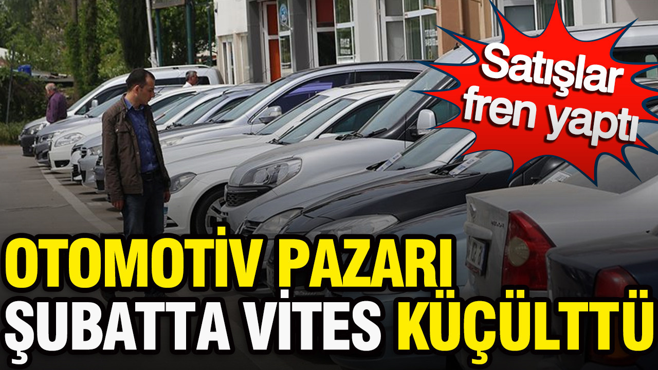 Satışlar fren yaptı: Otomotiv pazarı şubatta vites küçülttü