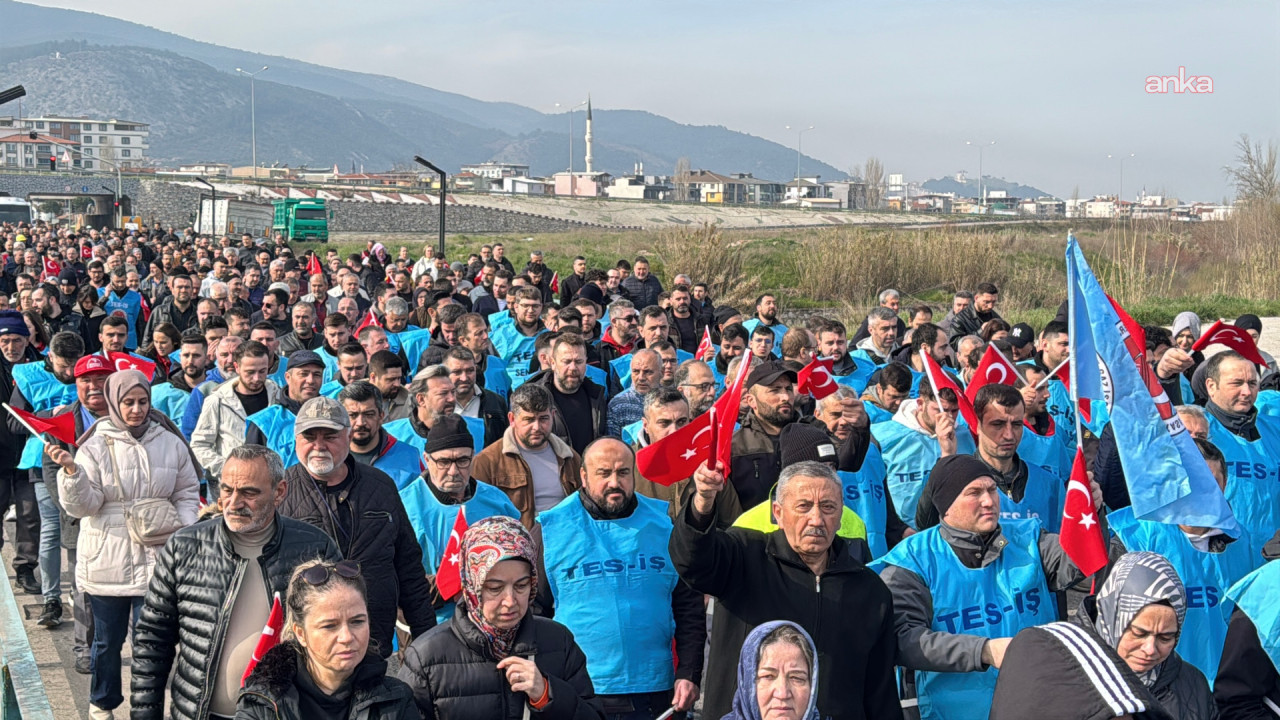 Soma’da termik santral protestosu: Esnaf kepenkleri kapattı