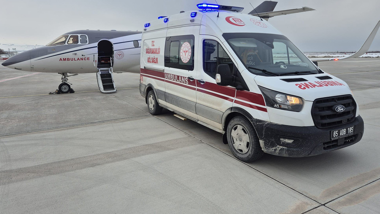 3 aylık bebek uçak ambulansla Konya’ya sevk edildi