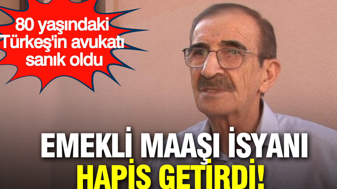 80 yaşındaki Türkeş'in avukatı sanık oldu: Emekli maaşı isyanı 1 yıl hapis getirdi