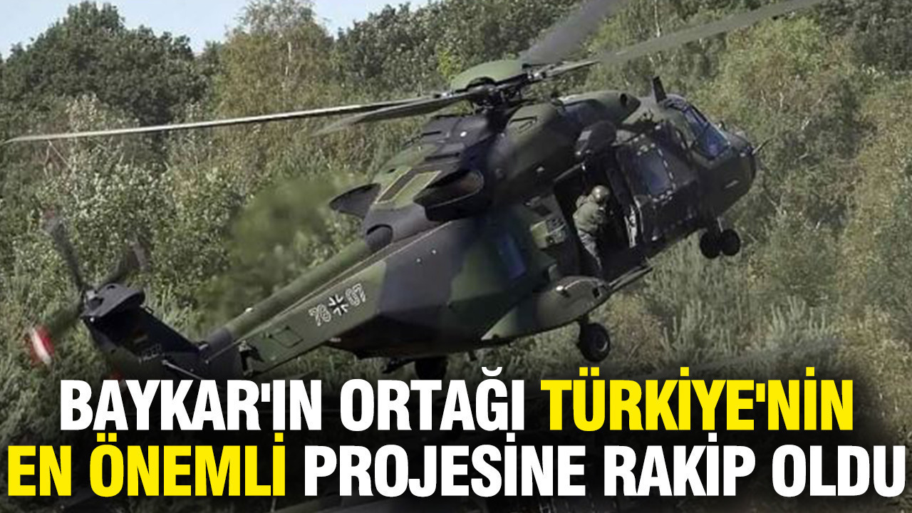 Baykar'ın ortağı Türkiye'nin en önemli projesine rakip oldu