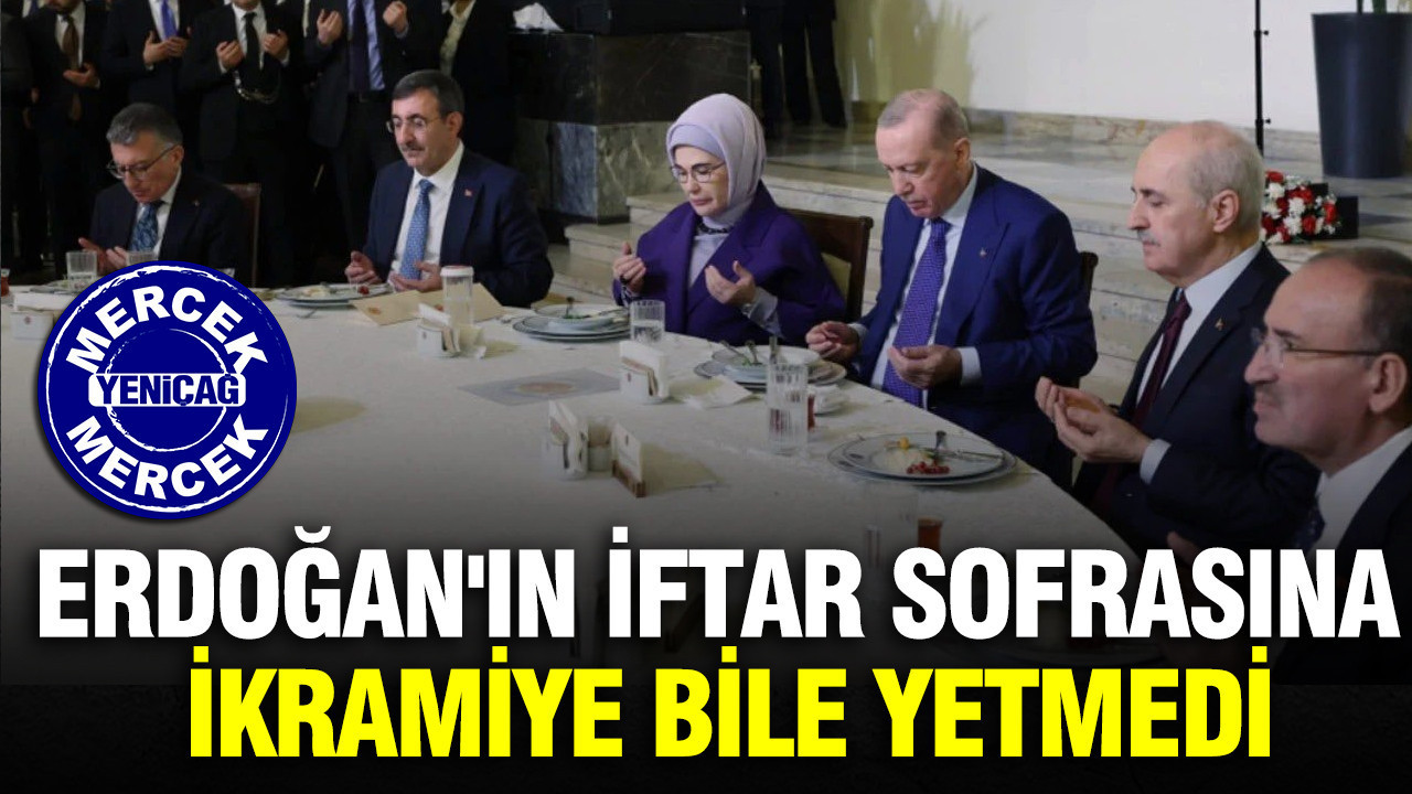Erdoğan'ın iftar sofrasına emeklinin bayram ikramiyesi bile yetmedi