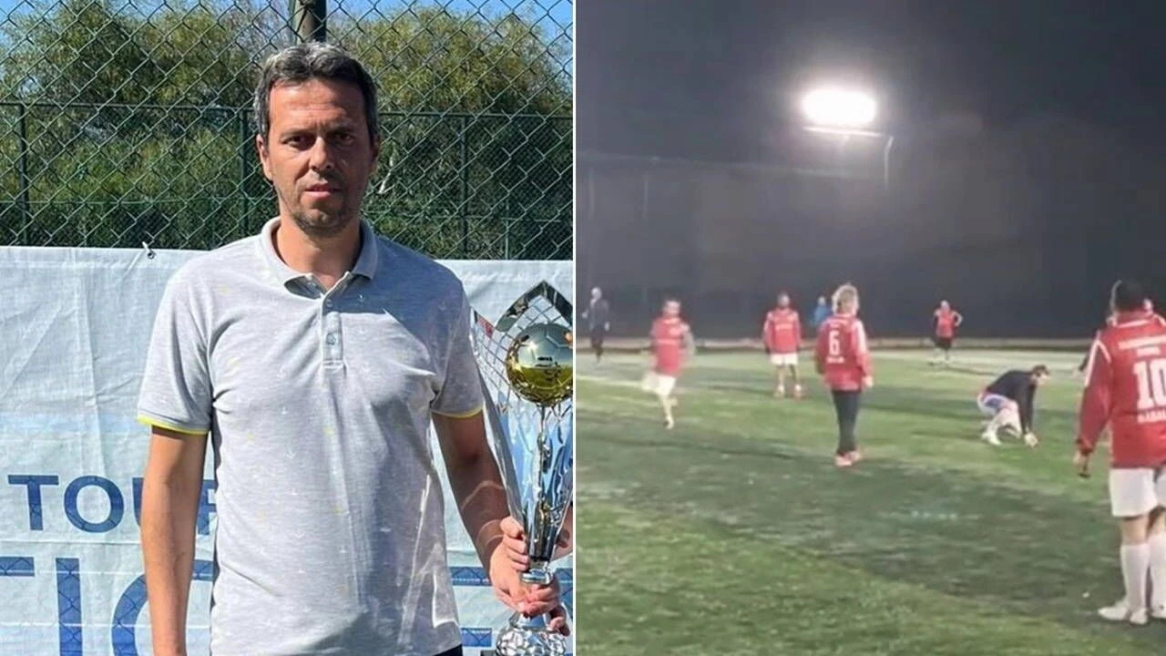 Eski futbolcu halı sahada kalp krizi geçirip, öldü