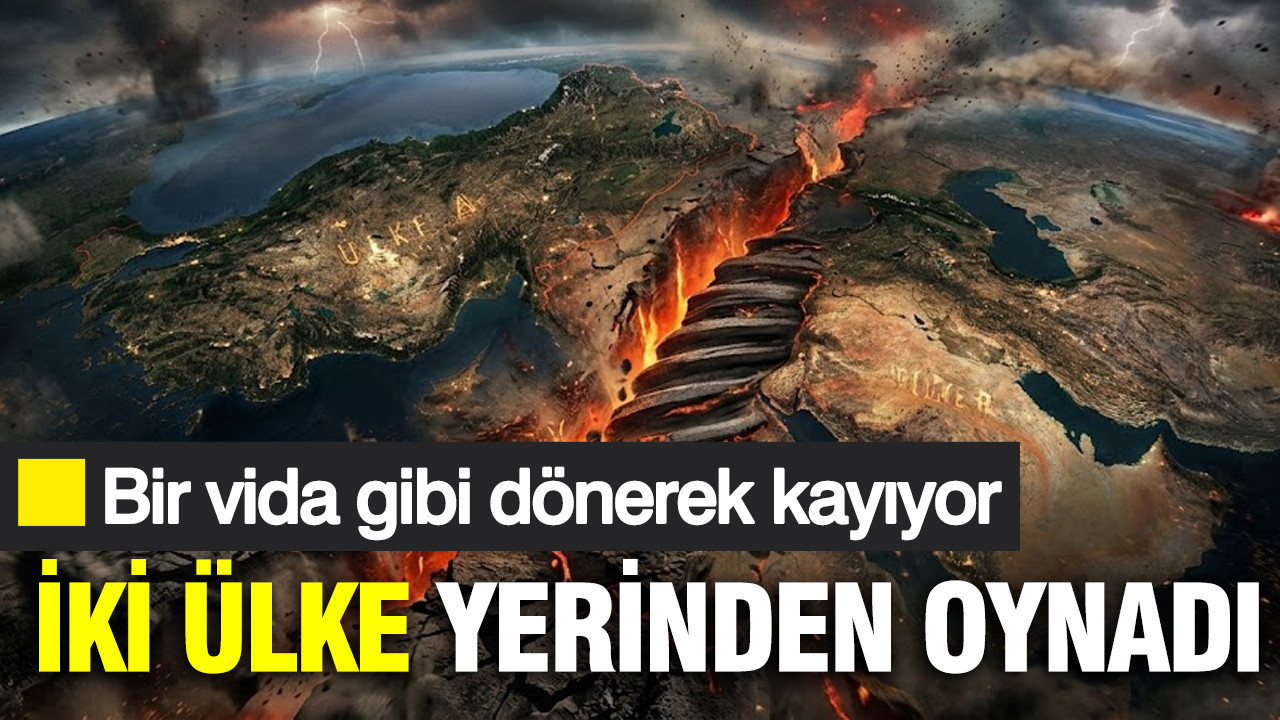 İki ülke yerinden oynadı: Bir vida gibi dönerek kayıyor... İber yarımadasında panik...