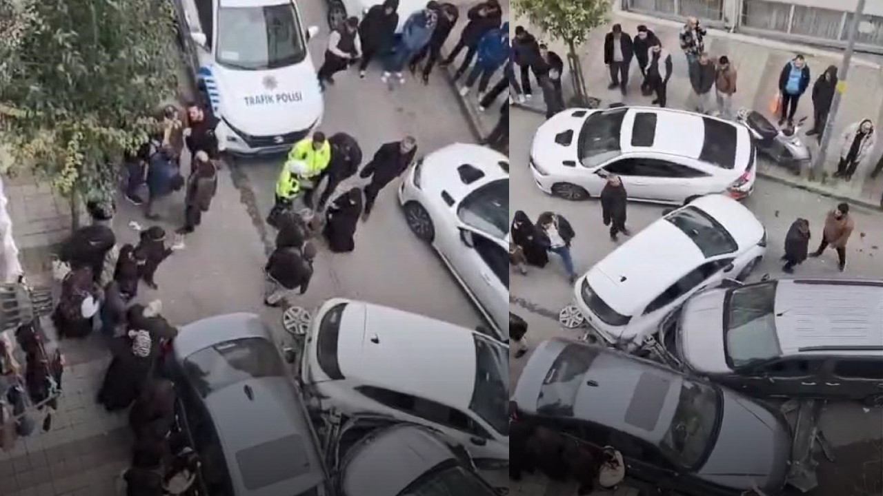 Kazadan sonra koşarak kaçtılar: Yol verme inadı zincirleme kazaya neden oldu