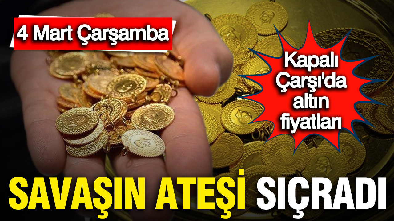 Orta Doğu'daki savaş altını uçurdu: İşte Kapalı Ça…