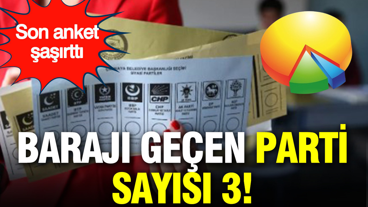 Son anket MLS'den: Barajı geçen parti sayısı 3... MHP dışarıda kaldı