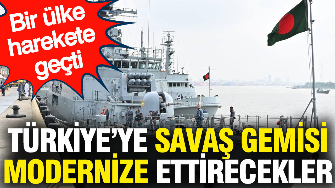Türkiye'ye savaş gemisi modernize ettirecekler: Bir ülke harekete geçti