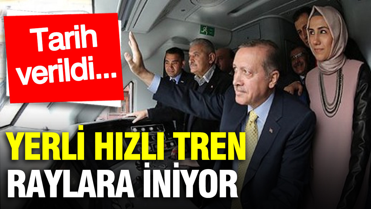 Yerli hızlı tren raylara iniyor: Tarih verildi