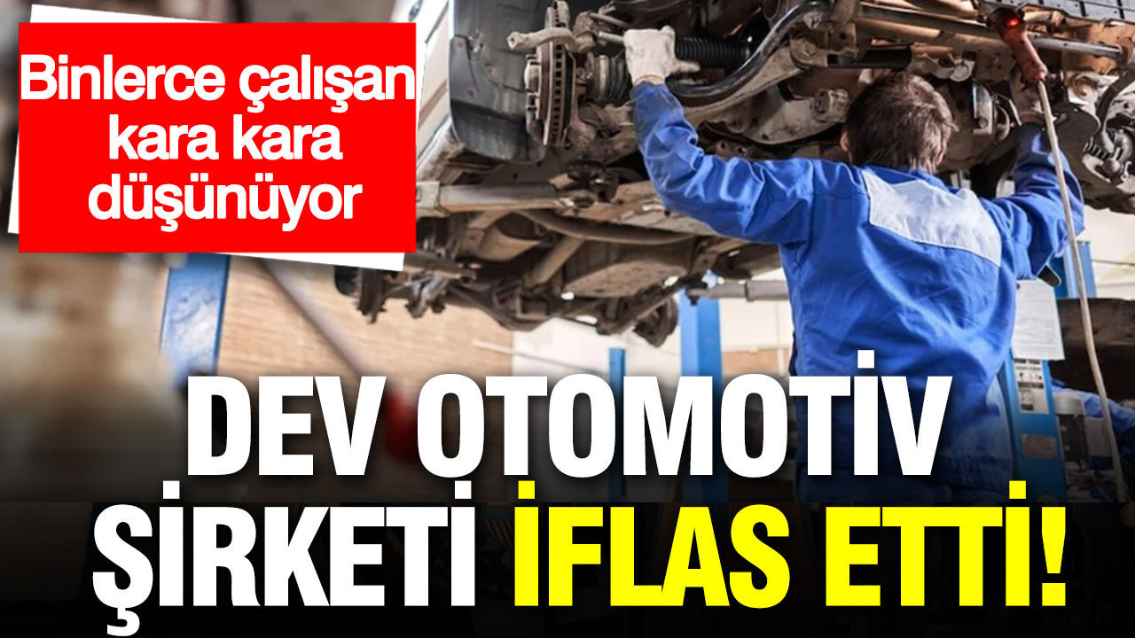 ABD'li otomotiv şirketi iflas etti: Bin 267 çalışan kara kara düşünüyor