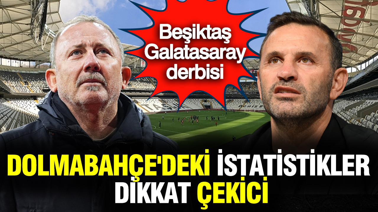 Beşiktaş - Galatasaray derbisi öncesi Dolmabahçe'deki istatistikler dikkat çekici