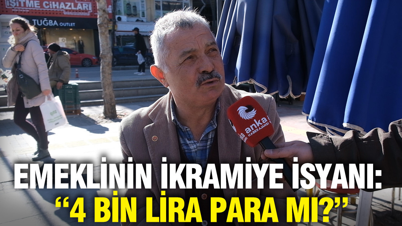 Emeklinin ikramiye isyanı: “4 bin lira para mı?"