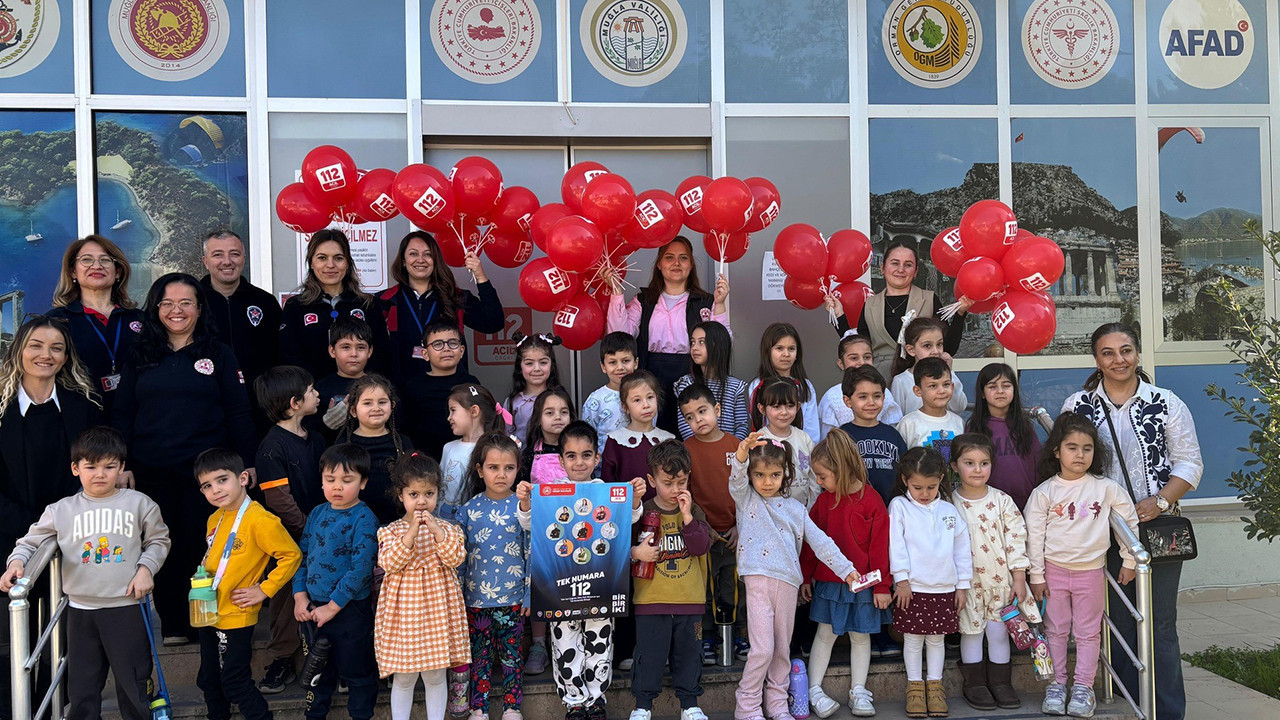 Minik öğrenciler 112 ile tanıştı