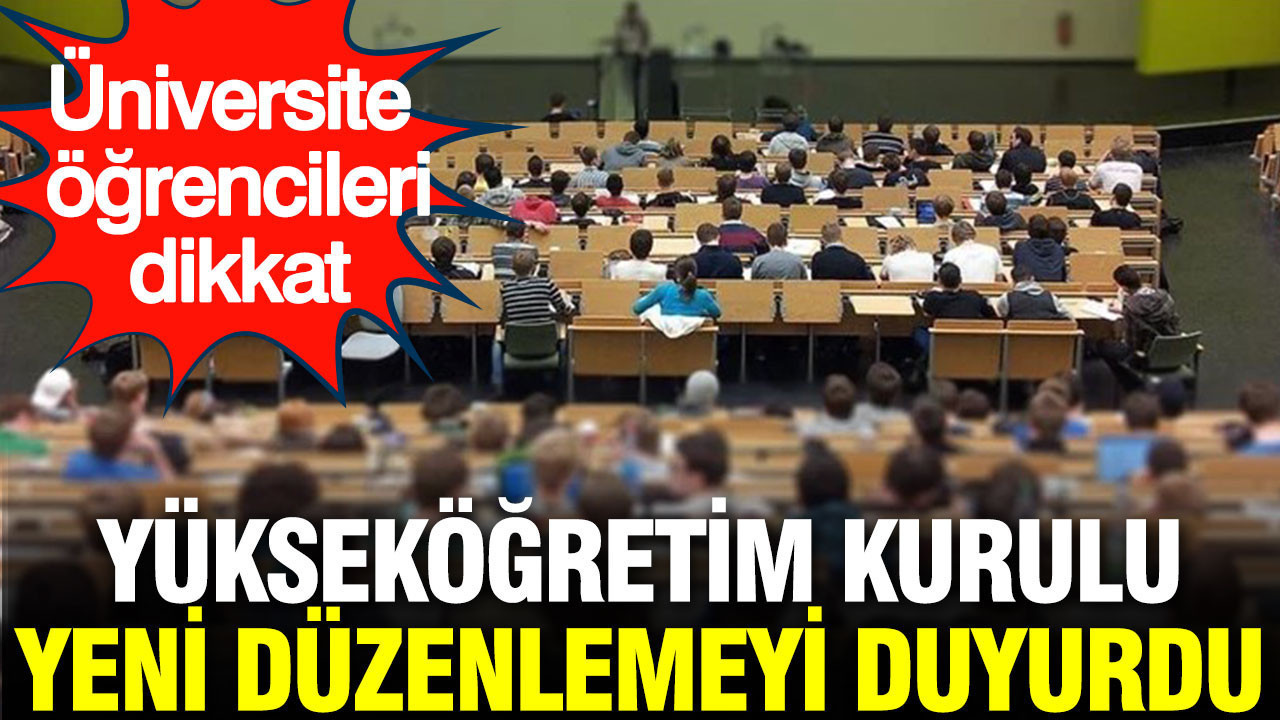 Yükseköğretim Kurulu duyurdu: Üniversitelerde yatay geçişe düzenleme
