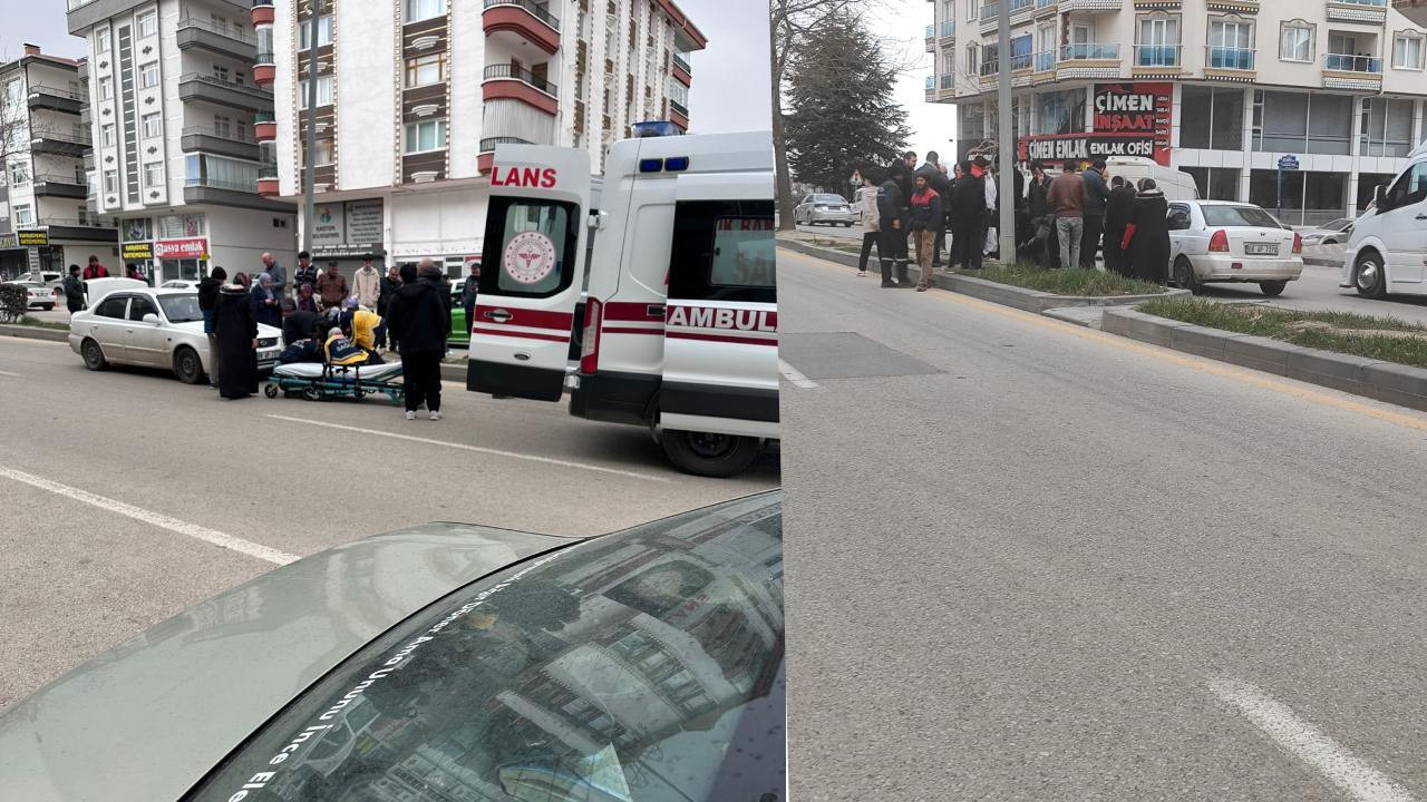 Akyurt’ta otomobil yayaya çarptı: 1 yaralı