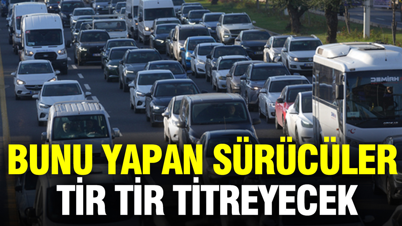 Araç sürücülerine plaka uyarısı: 280 bin TL cezası var…