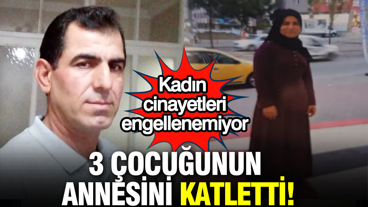 Kadın cinayetleri engellenemiyor: 3 çocuğunun annesini katletti