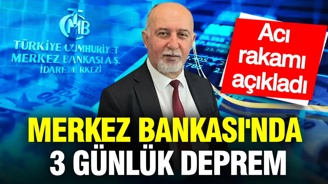 Merkez Bankası'nda 3 günlük deprem: Şenol Babuşcu rakamlarla anlattı