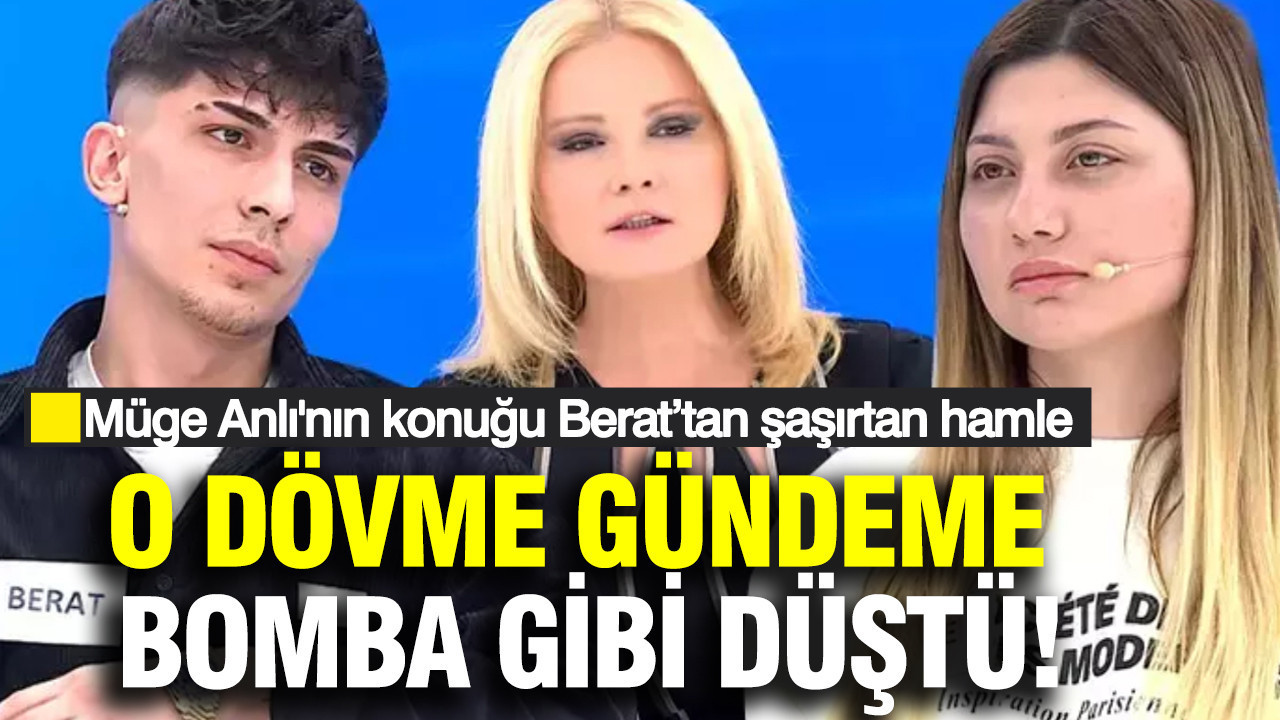 Müge Anlı'nın konuğu Berat’tan şaşırtan hamle: O dövme gündeme bomba gibi düştü!