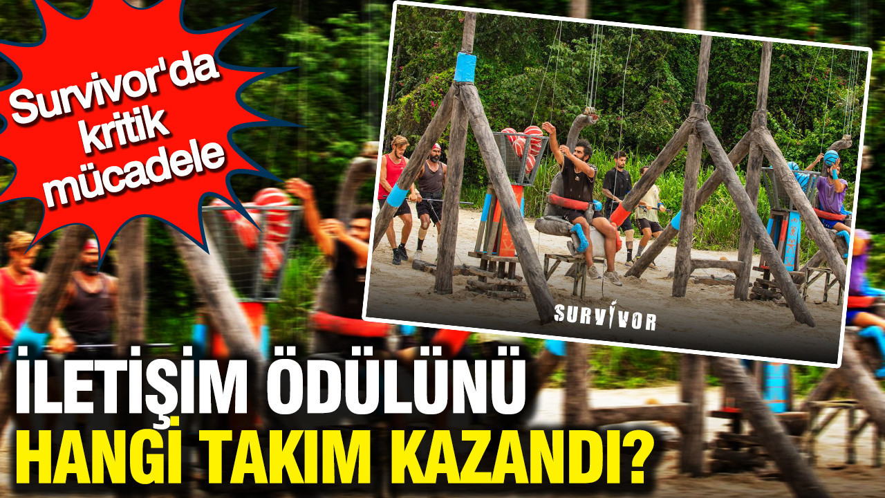 Survivor'da kritik mücadele: İletişim ödülünü hangi takım kazandı?
