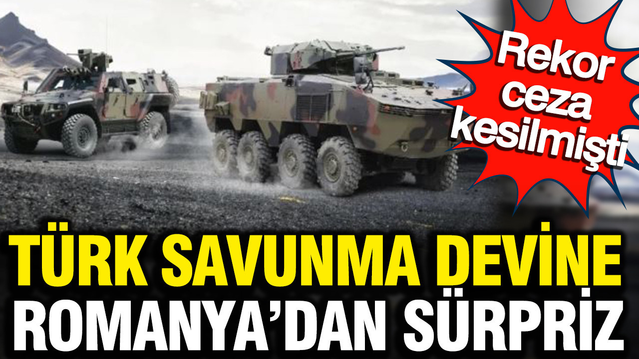 Türk savunma devi Otokar’a Romanya’dan sürpriz: COBRA II araçları cephede… Rekor ceza kesilmişti