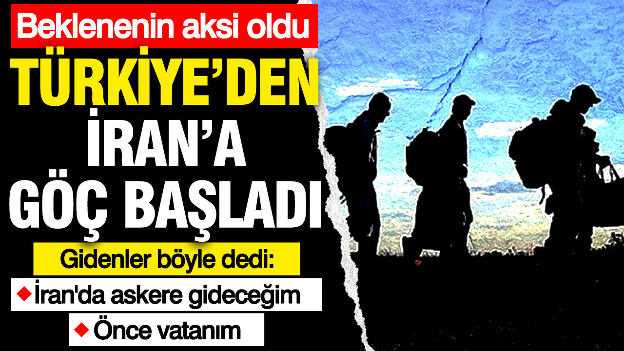 Türkiye'den İran'a göç başladı: Beklenenin tam aksi oldu