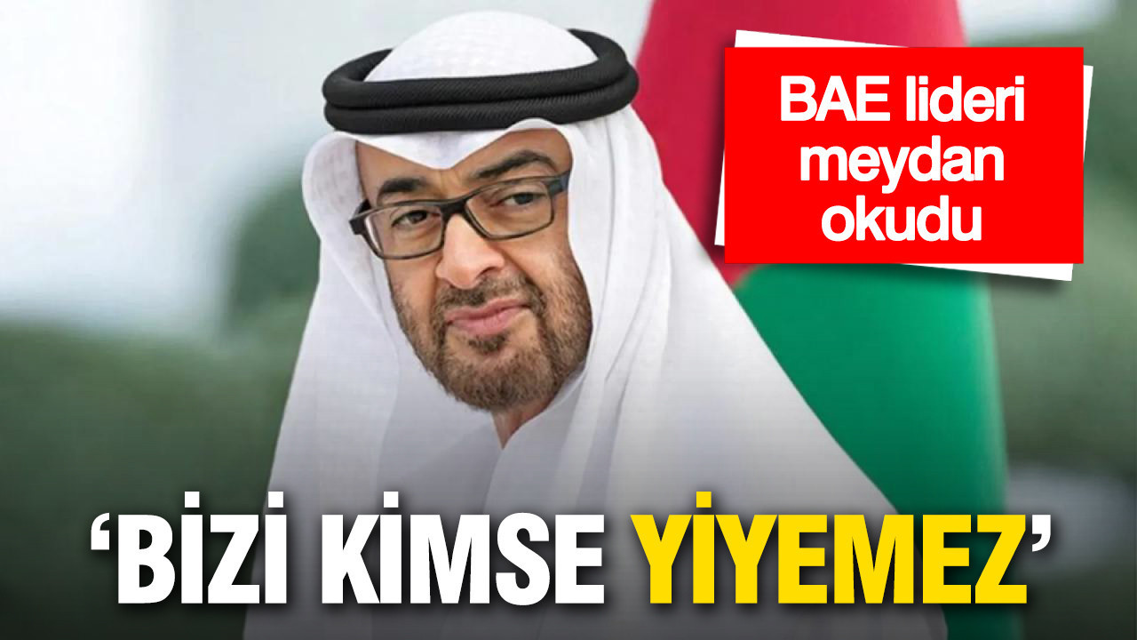 BAE lideri meydan okudu: 'Bizi kimse yiyemez'