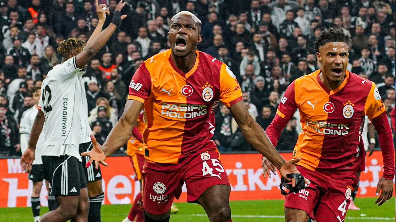 Galatasaray derbiyi kazanarak Beşiktaş’ın 13 maçlık serisine son verdi