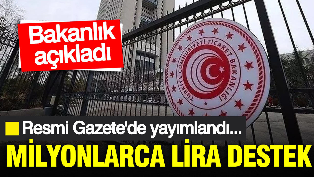 İhracatçılara 171 milyon lira destek: Resmi Gazete'de yayımlandı