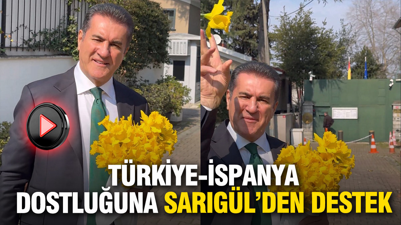 İspanya-Türkiye dostluğuna Sarıgül’den çiçekli destek