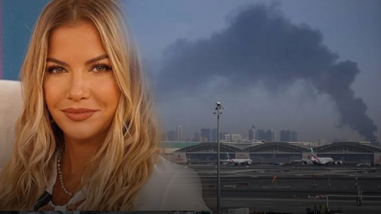 Ivana Sert Dubai’de mahsur kaldı: Uçak pistinde patlamalar meydana geldi